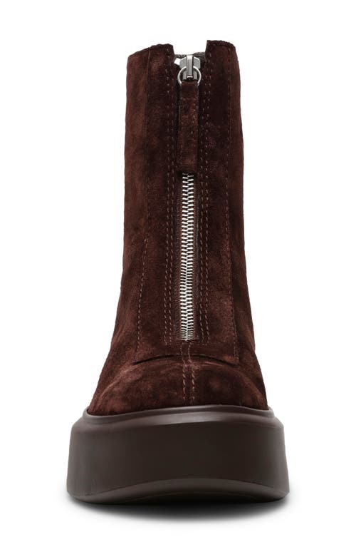 Shop Steve Madden Jones Platform Boot In Brown Suede