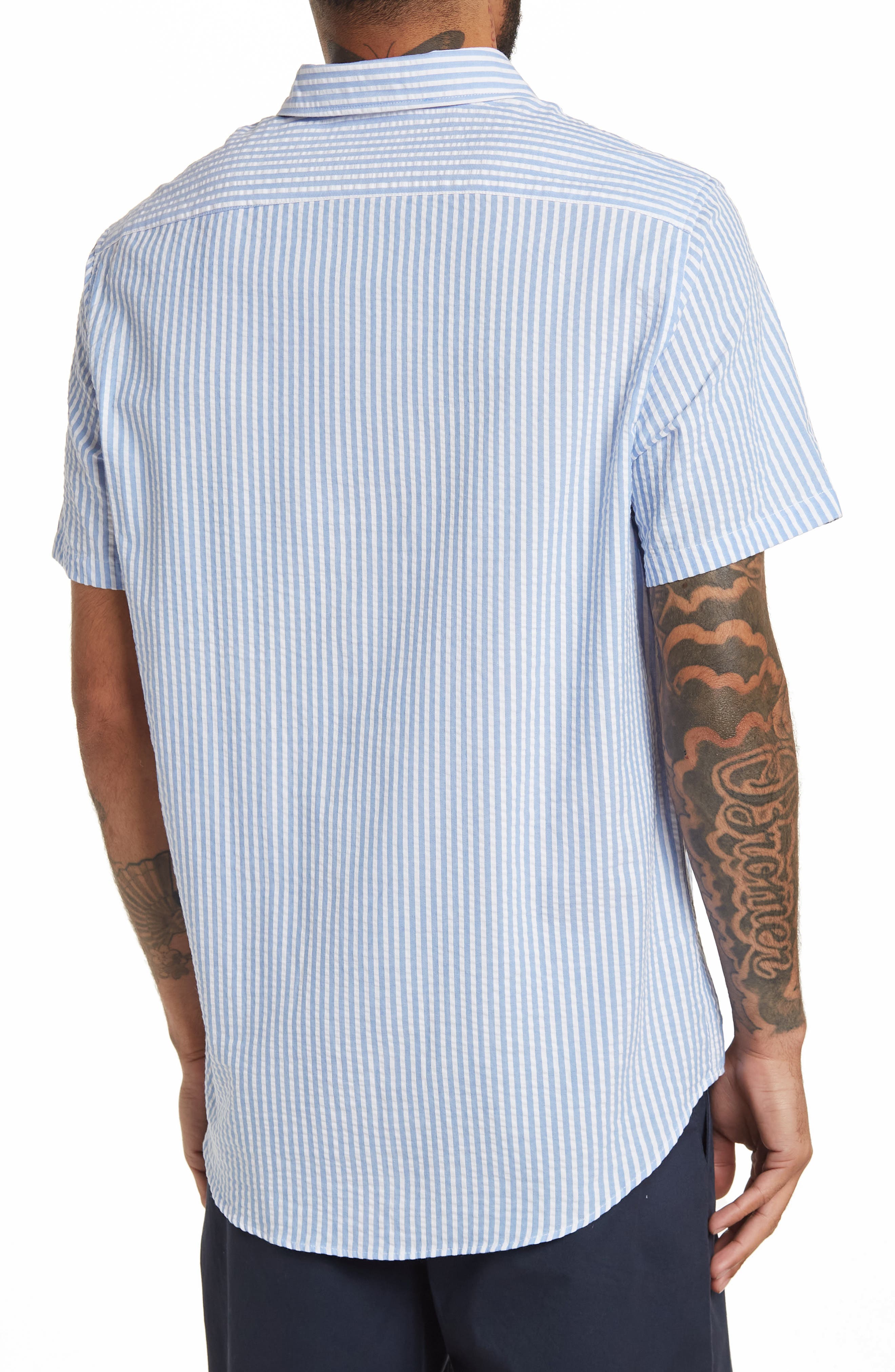 michael kors short sleeve button down