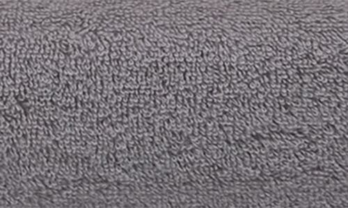 Brooks Brothers Set Of 4 Double Face Turkish Cotton Hand Towels In Grey/white