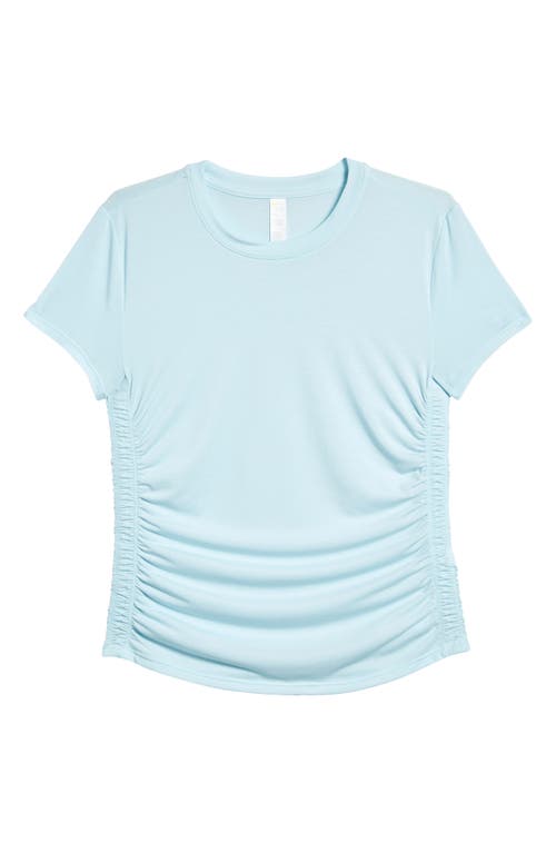 zella Kids' Groove Ruched T-Shirt Teal Retreat at