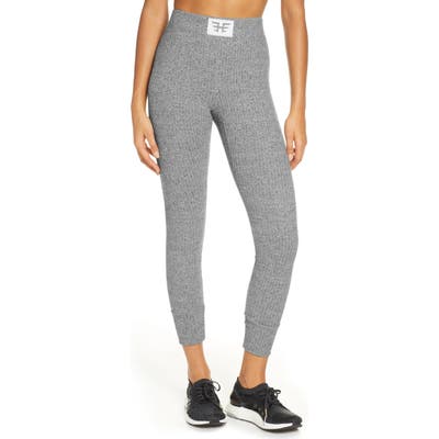 Heroine Sport Apres Ribbed Leggings, Grey