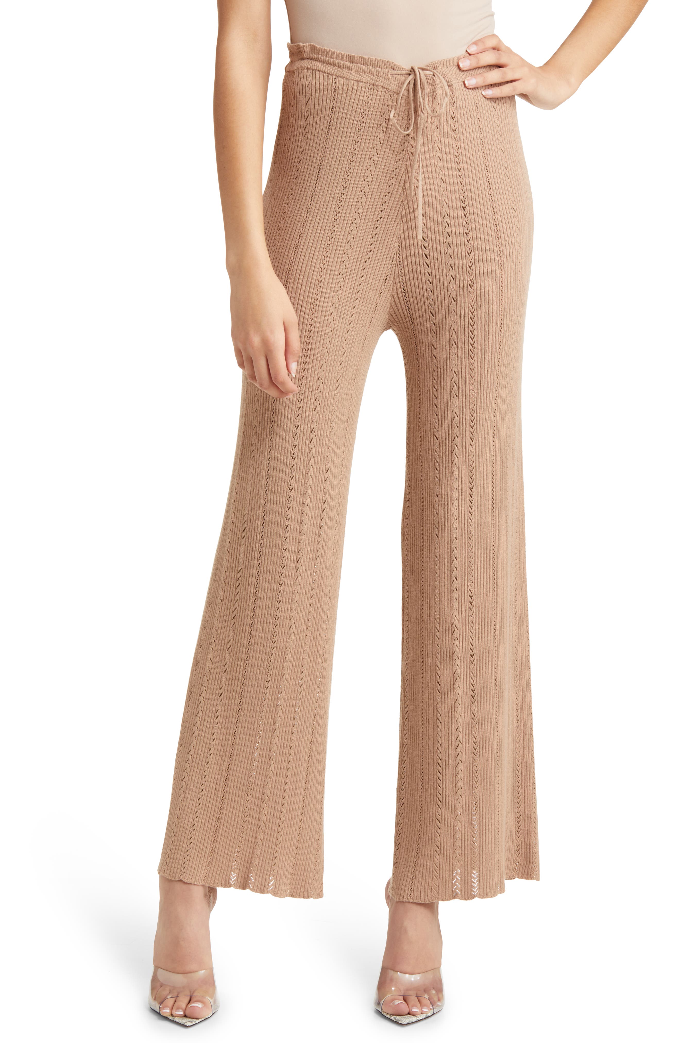 wide leg knit pant | Nordstrom