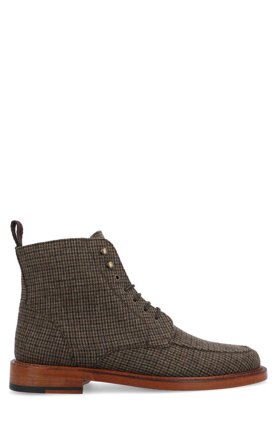 Shop Taft The Smith Moc Toe Wool Boot In Espresso