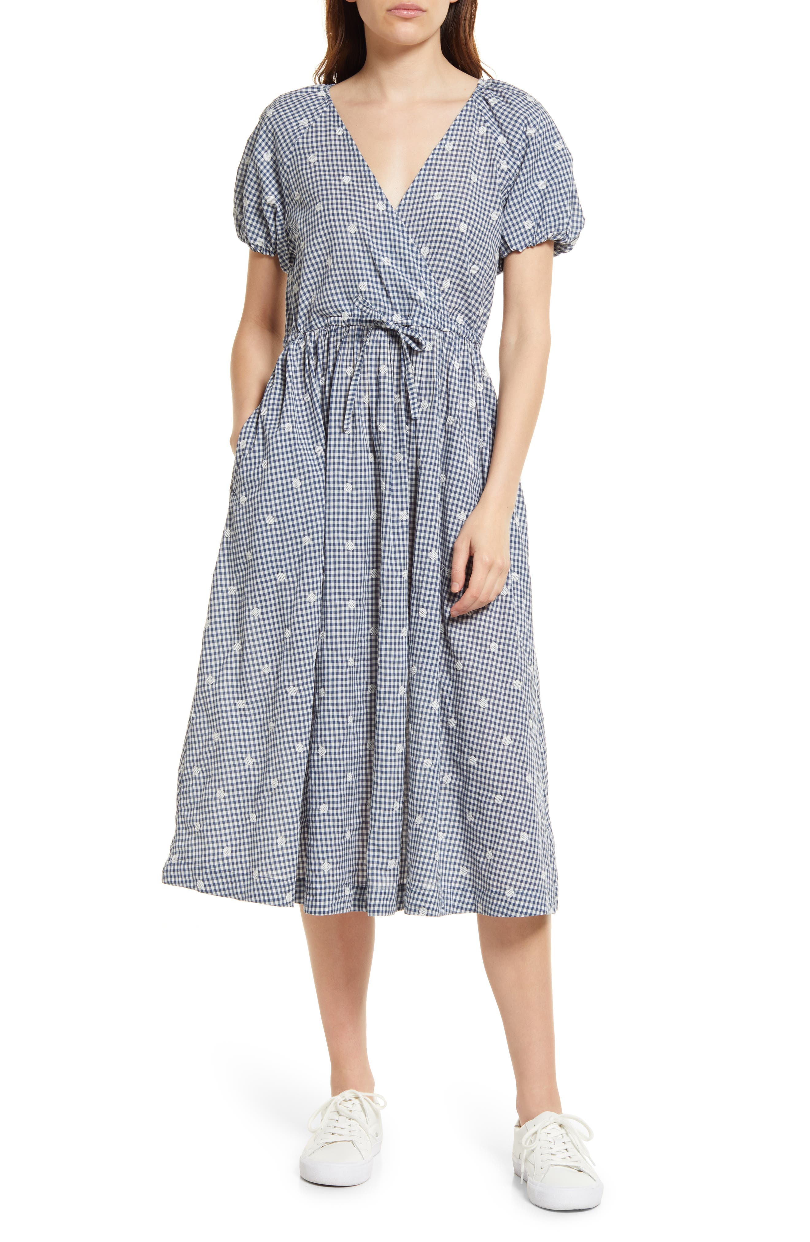 madewell navy dress