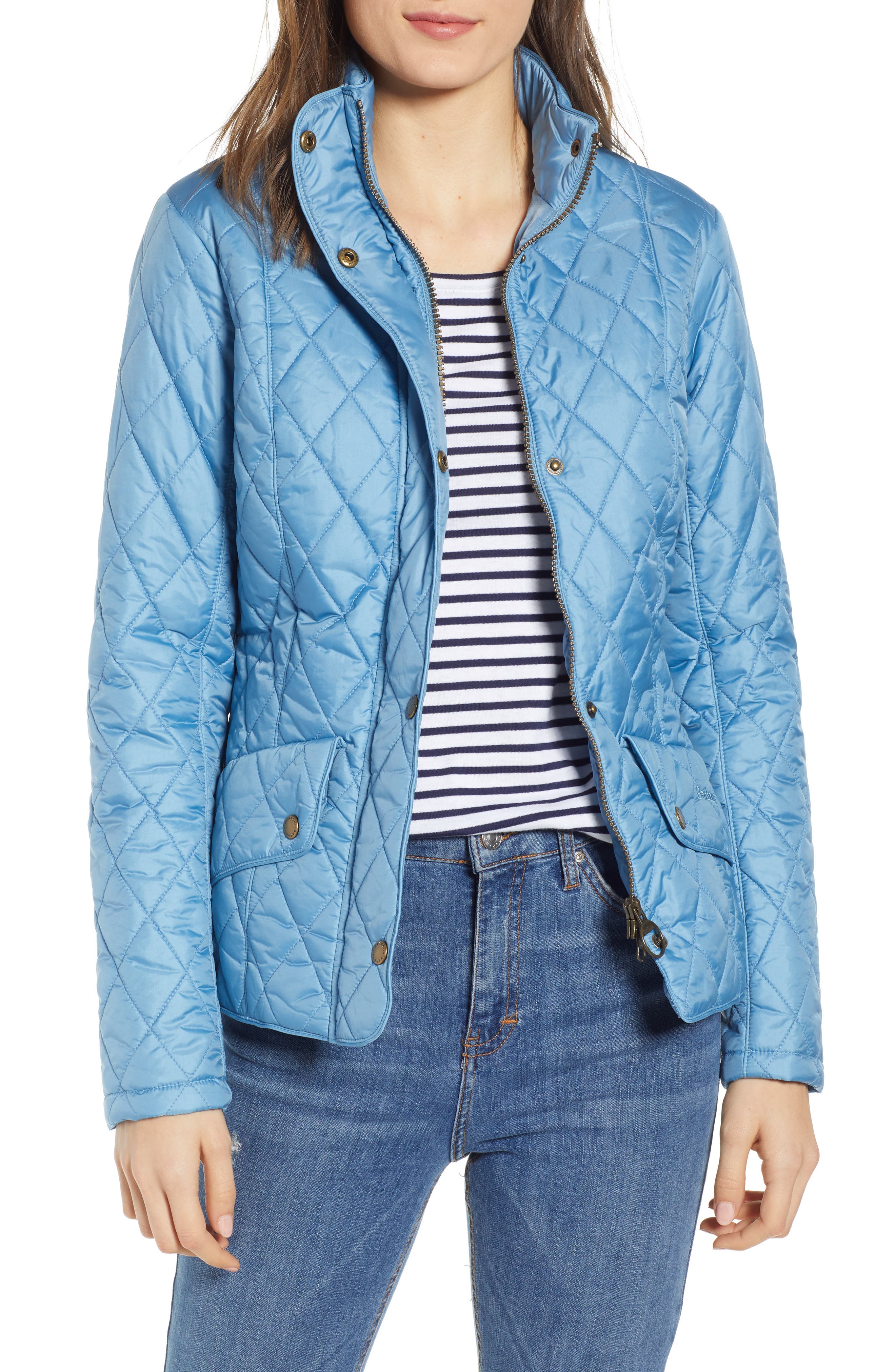 Barbour Cavalry Flyweight Quilt Jacket, US / 6 UK - Blue