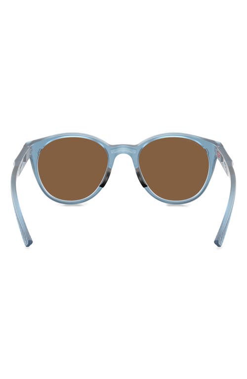 Oakley Spindrift Prizm Bronze Round Ladies Sunglasses Oo9474 947411 52 In Blue/bronze