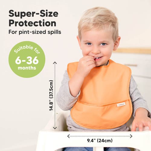 Keababies 3-pack Presto Waterproof Bibs In Basics