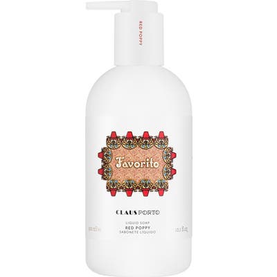 Claus Porto Favorito Red Poppy Liquid Soap