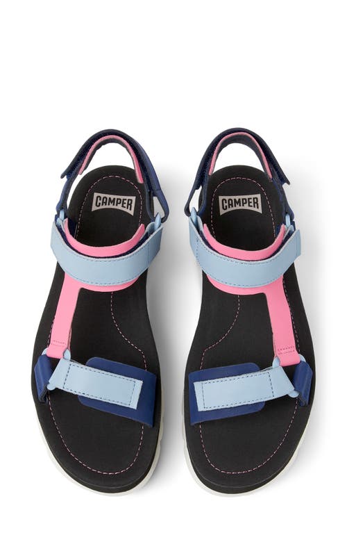 Shop Camper Oruga Up Sport Sandal In Blue/pink