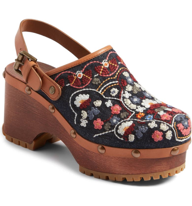 See by Chloé Tasha Embroidered Clog (Women) | Nordstrom