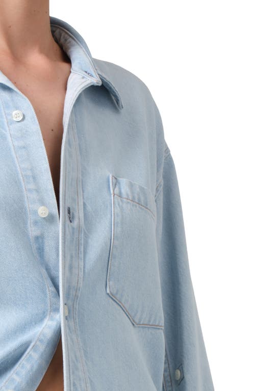 CITIZENS OF HUMANITY CITIZENS OF HUMANITY KAYLA OVERSIZE CHAMBRAY BUTTON-UP SHIRT