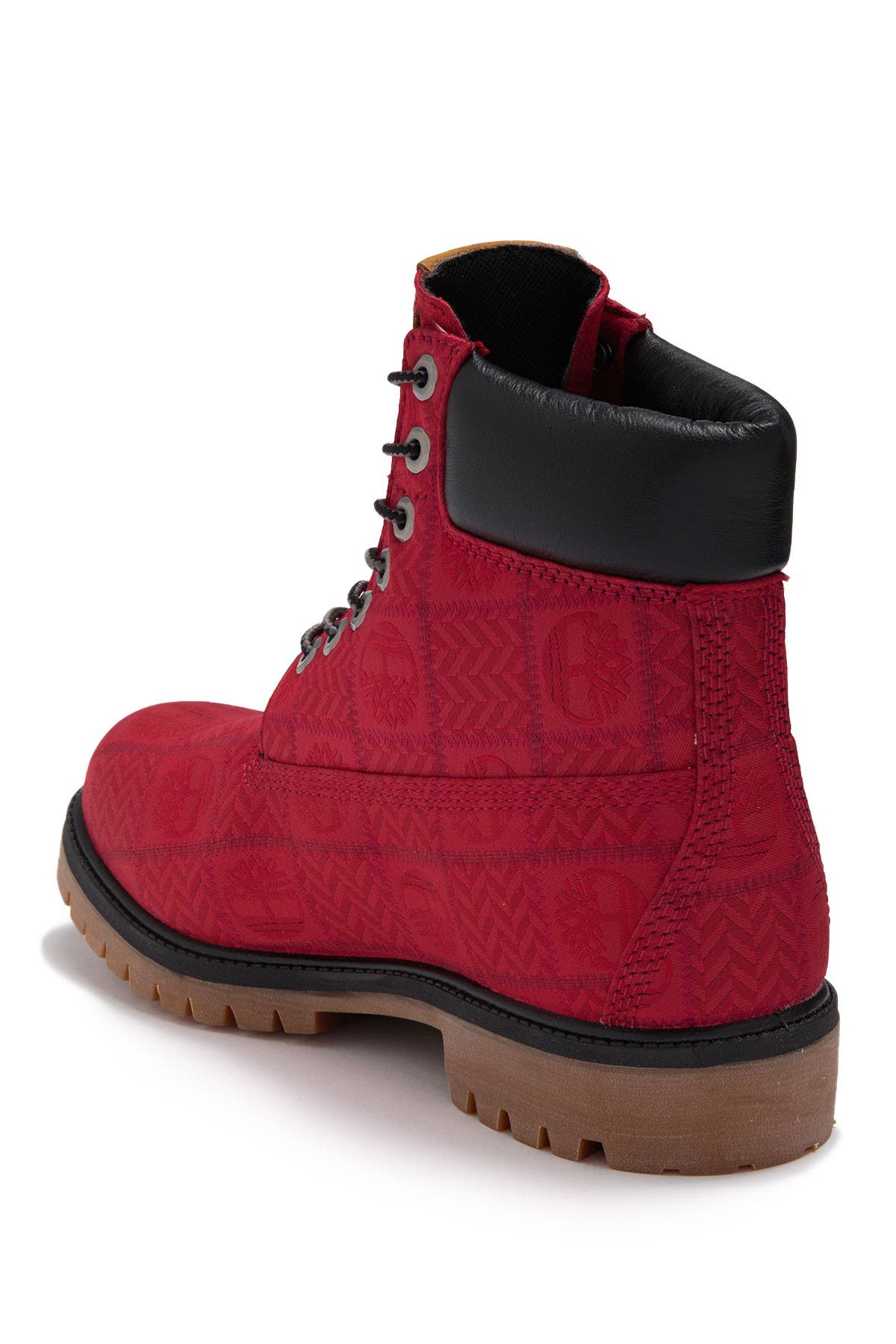 red suede timberland boots