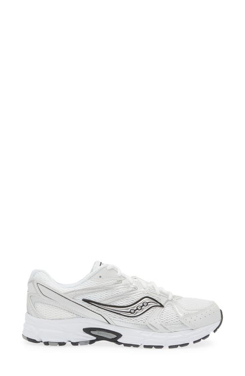 Shop Saucony Grid Ride Millennium Sneaker In White/silver