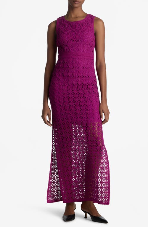 Shop St John St. John Collection Cornely Engineered Lace Gown In Azalea