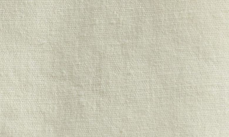 Open Edit High Waist Linen Blend Shorts In Yellow Frost