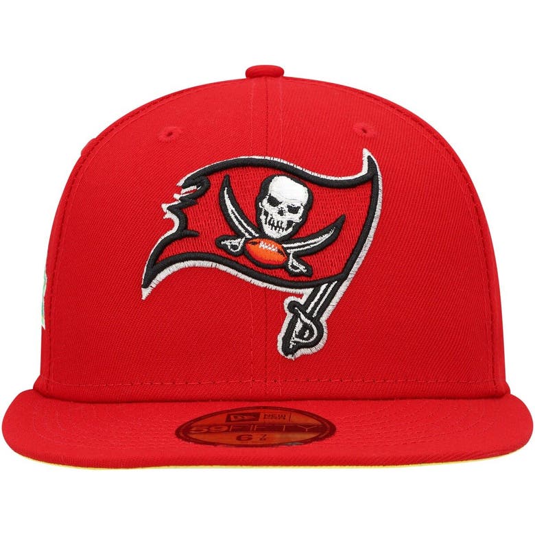 Tampa Bay Buccaneers New Era Super Bowl XXXVII Citrus Pop 59FIFTY Fitted Hat  - Scarlet