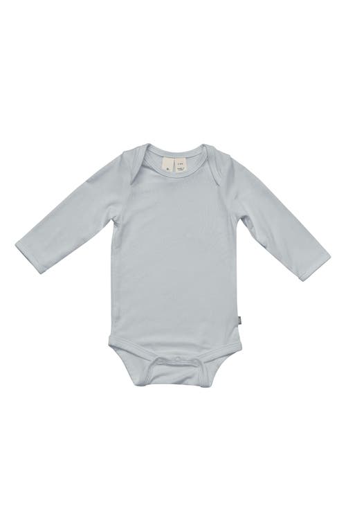 Kyte BABY Long Sleeve Bodysuit in Storm at Nordstrom