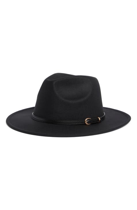 Buckle Strap Panama Hat