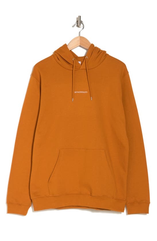 Nn07 Barrow Small Logo Hoodie In Pumpkin