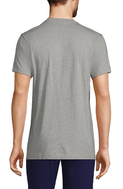 Shop Lands' End V-neck Undershirt 3 Pack In Gray Heather