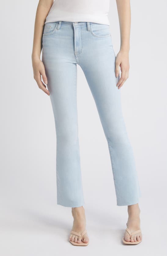 Shop Frame Le Crop Mini Bootcut Jeans In Clarity