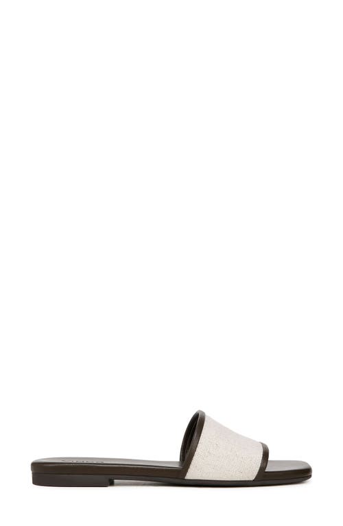 Vince Debra Slide Sandal In Linen Clove