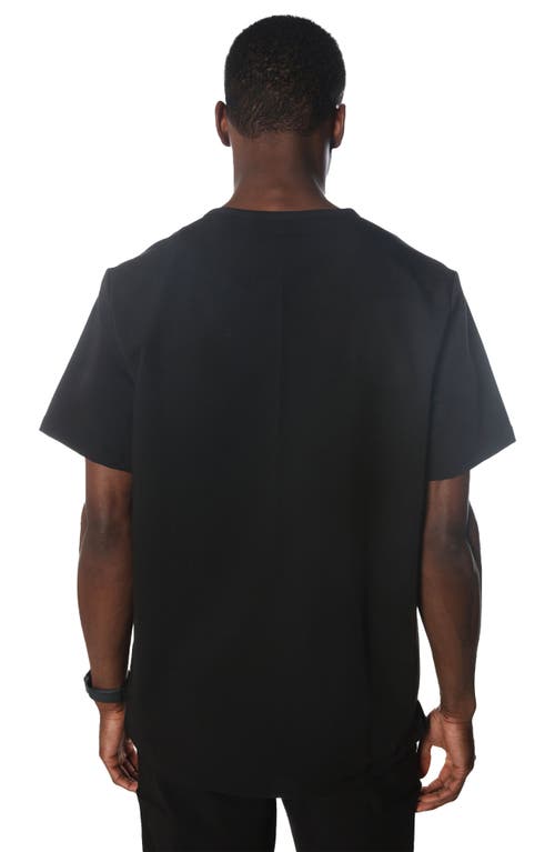 Members Only Manchester 3-pocket Scrub Top In Black