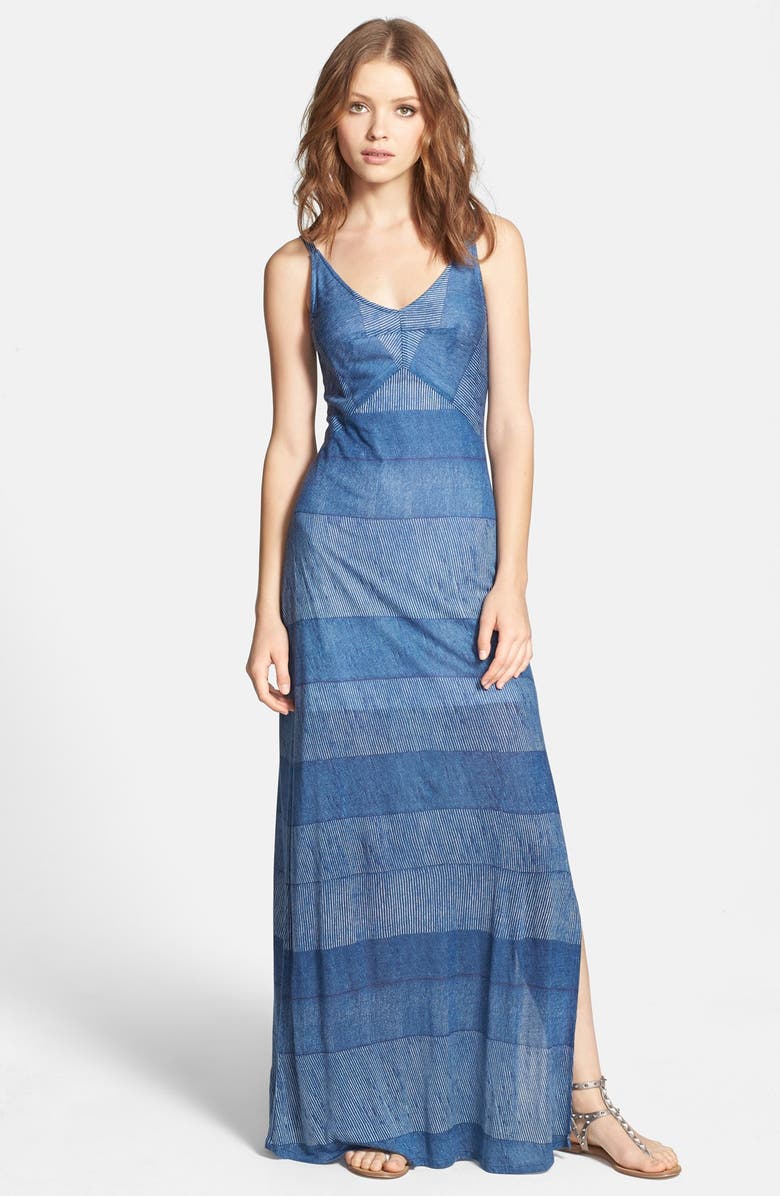 Splendid Textured Stripe Maxi Dress | Nordstrom