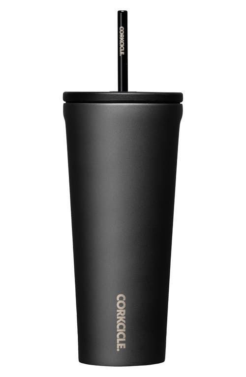 Corkcicle -Ounce Insulated Cup with Straw in Ceramic Slate at Nordstrom