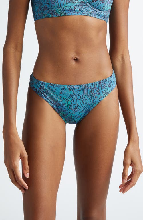 Shop Ulla Johnson Dani Bikini Bottoms In Lagoon
