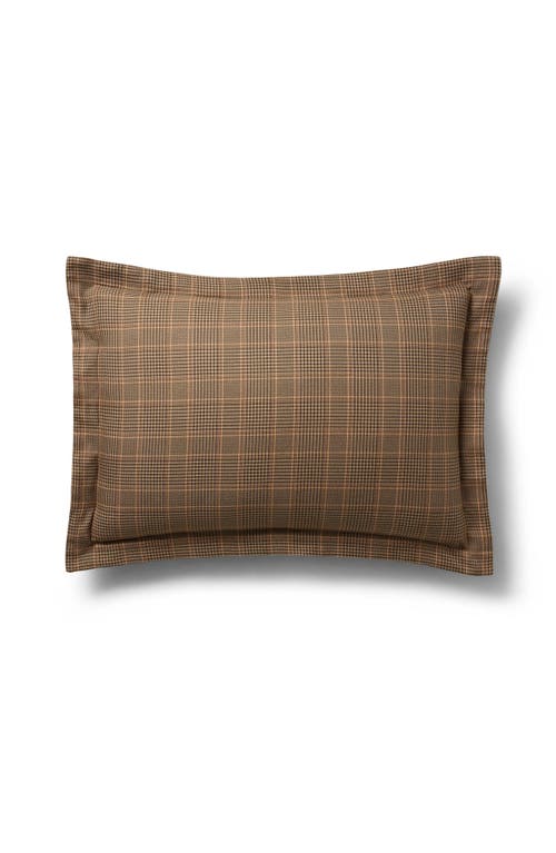 Ralph Lauren Brooks Glen Plaid Pillow Sham in Brown 