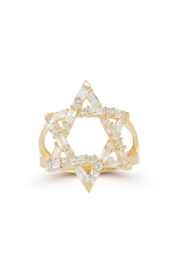 Sphera Milano Star Of David Ring In Gold