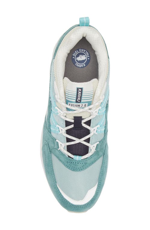 Shop Karhu Gender Inclusive Fusion 2.0 Sneaker In Mineral Blue/pastel Turqoise