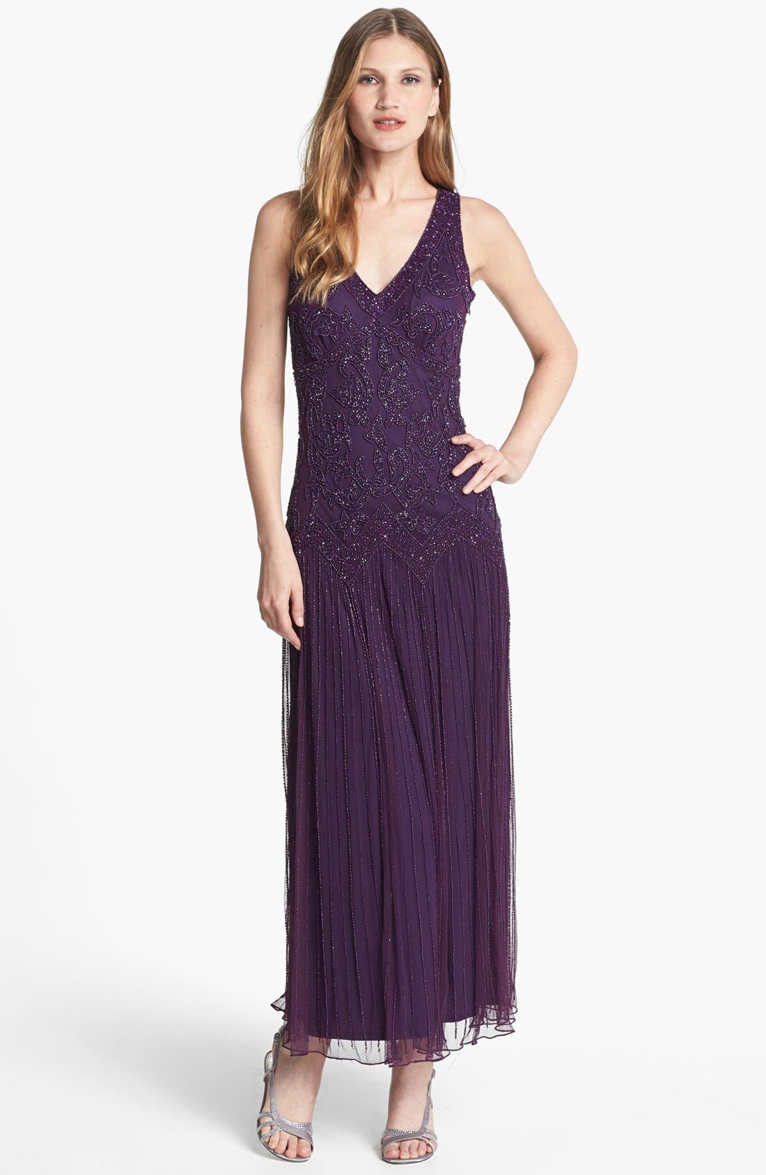 Pisarro Nights Embellished Mesh Dress | Nordstrom