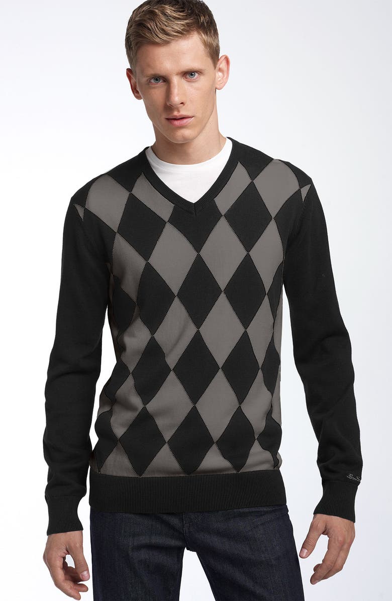 Ben Sherman 'Chilton' V-Neck Argyle Sweater | Nordstrom
