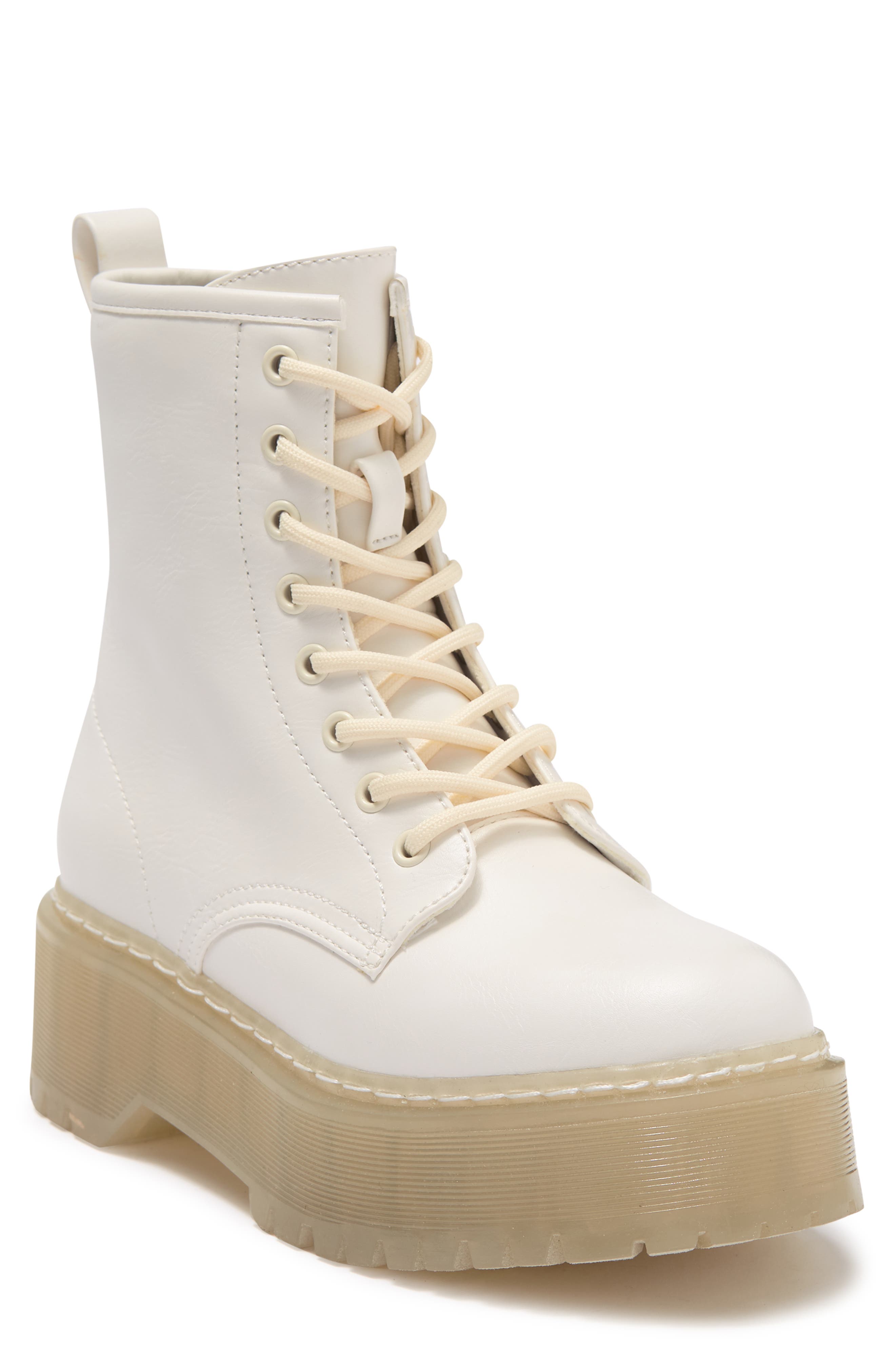 steve madden lace up boots women