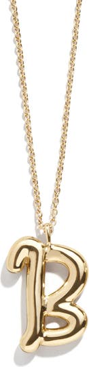 Baublebar Bubble Initial Necklace