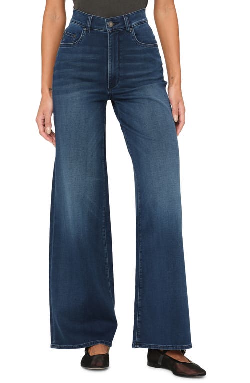 Dl1961 DL Softwear Hepburn Wide Leg High Rise Jeans in Stream