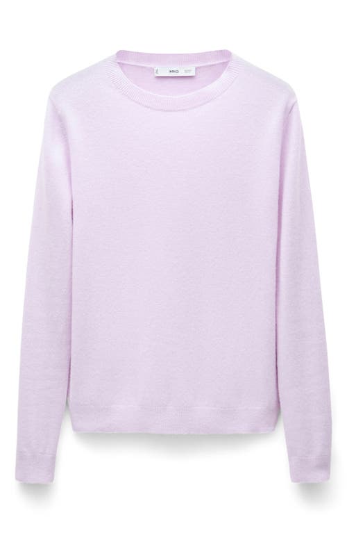 Mango Cashmere Sweater In Purple