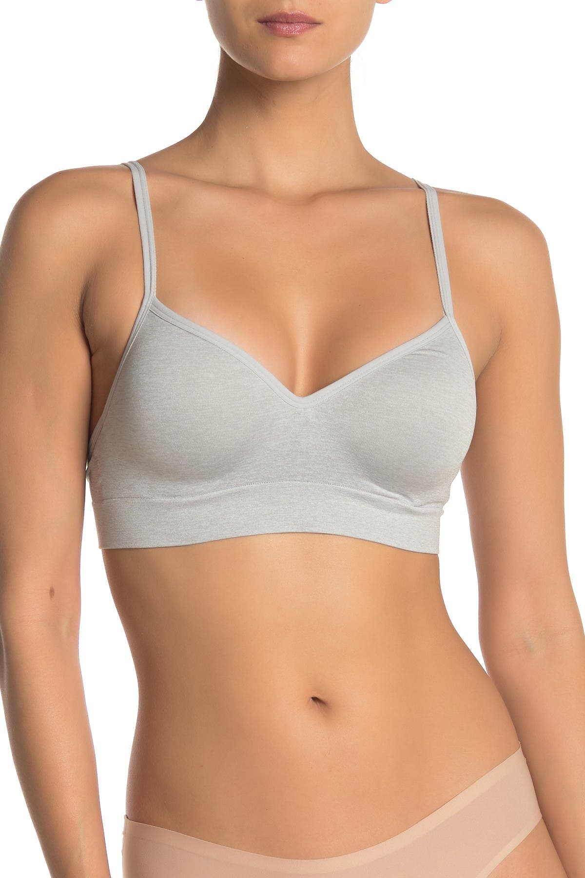 seamless v neck bralette
