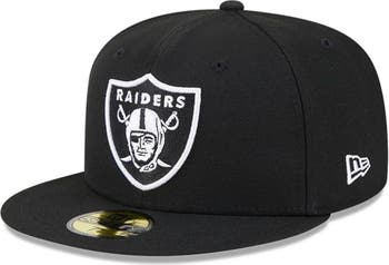 Men's New Era Gray/Black Las Vegas Raiders 2023 Sideline Low Profile 59FIFTY Fitted Hat