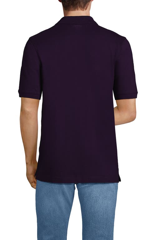 Shop Lands' End Short Sleeve Comfort-first Mesh Polo Shirt In Blackberry