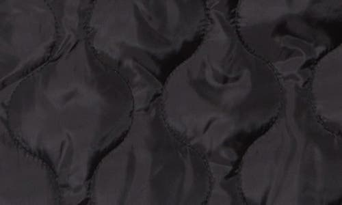 Z By Zella Longline Quilted Jacket In Black