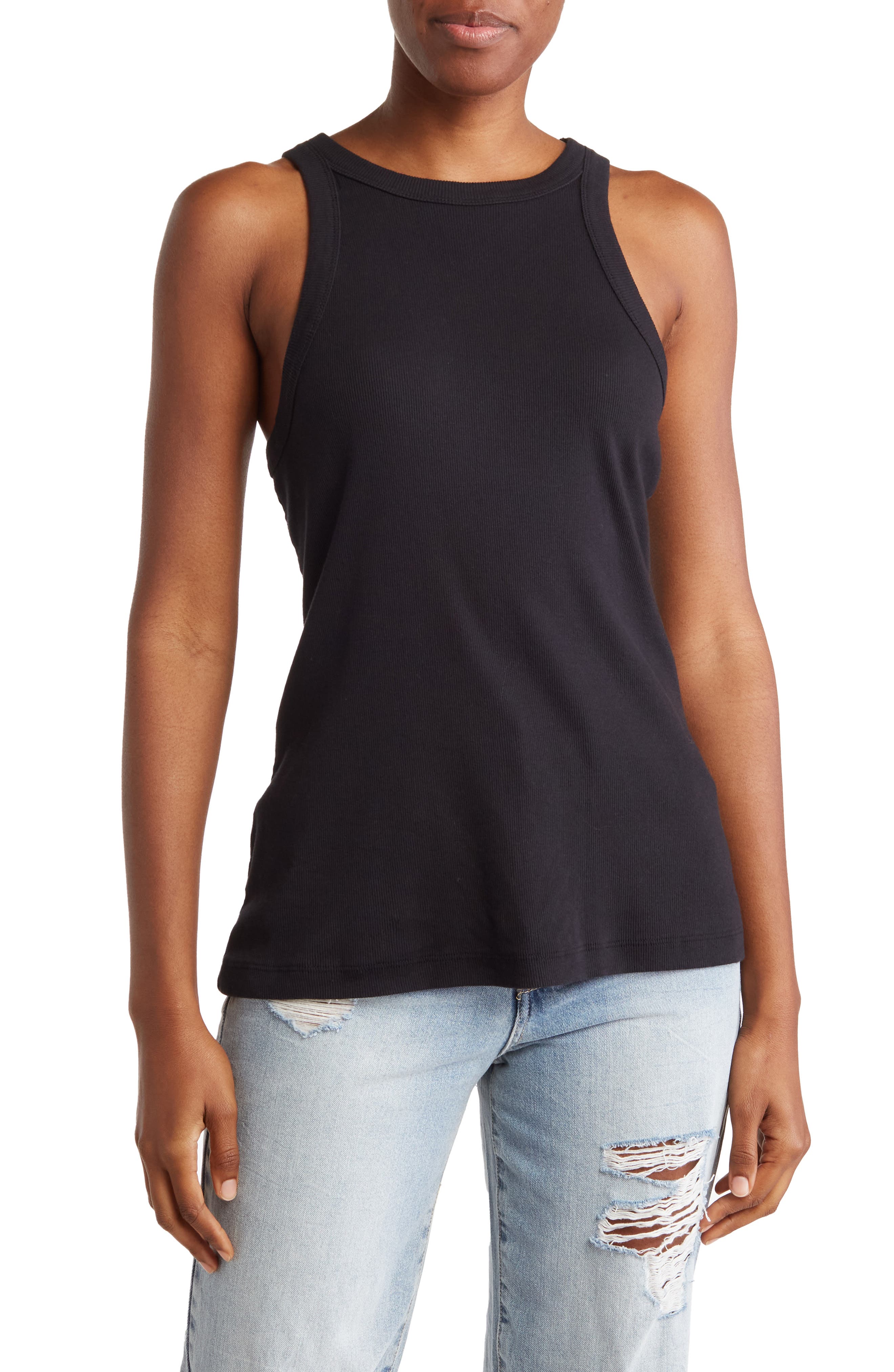 Womens Tops James Perse Tops James Perse Cotton Daily Tank Top 