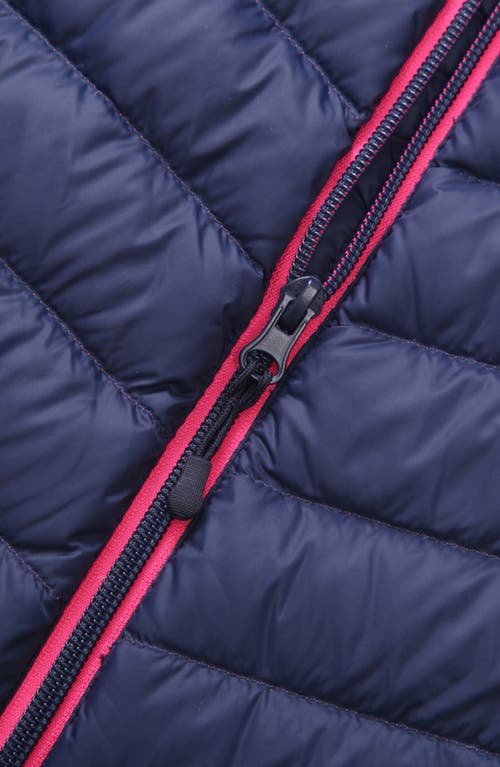 Rokka&rolla Kids' Ultra Light Quilt Packable Down Jacket In Dark Navy