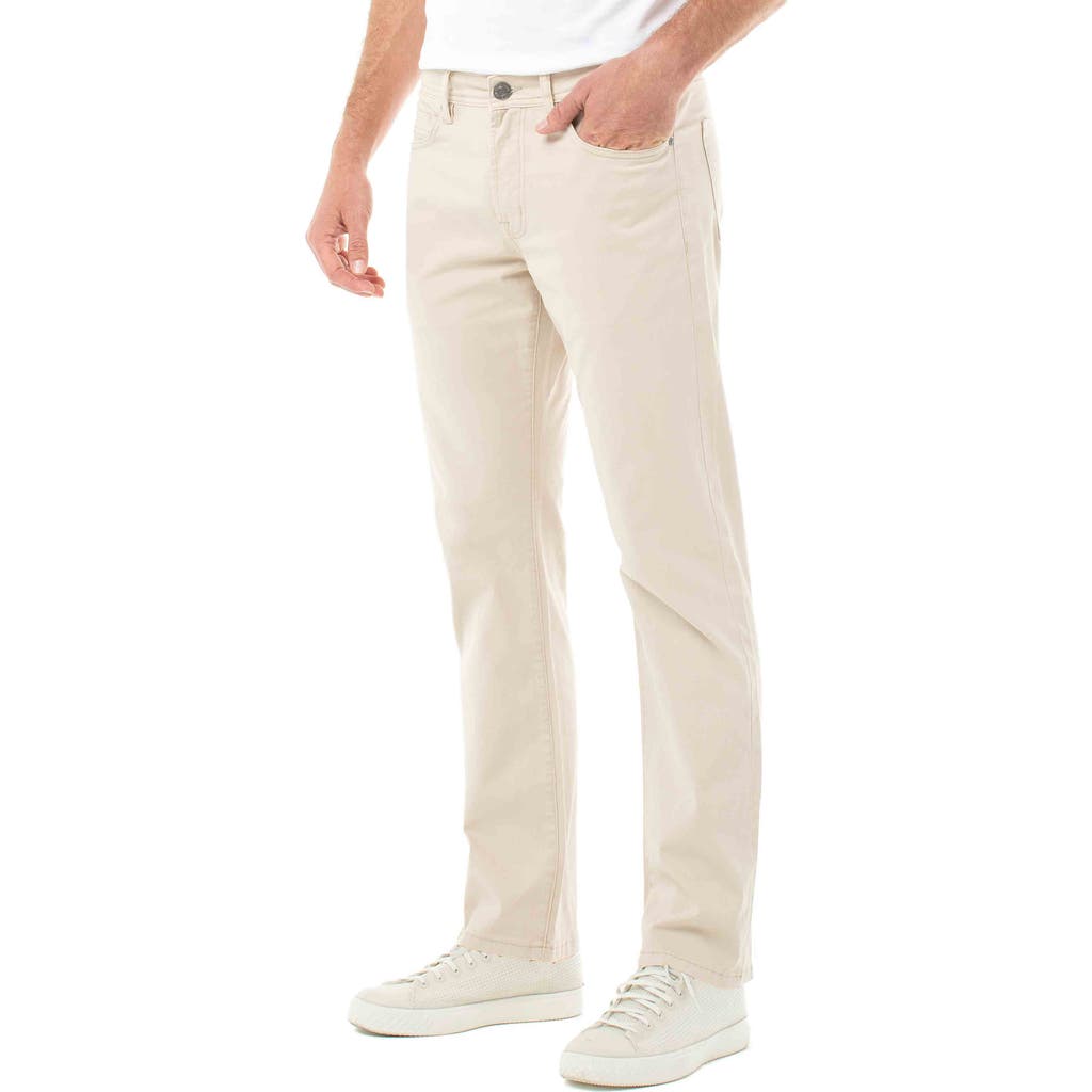 Liverpool Los Angeles Liverpool Regent Relaxed Straight Leg Twill Pants In Sand