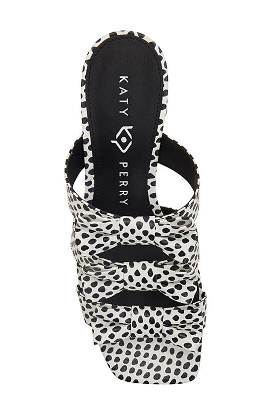 Shop Katy Perry The Bow Sandal In Black White Multi