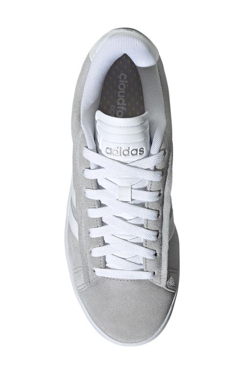 Shop Adidas Originals Adidas Grand Court Alpha Tennis Sport Sneaker In Grey/white/silver Metallic