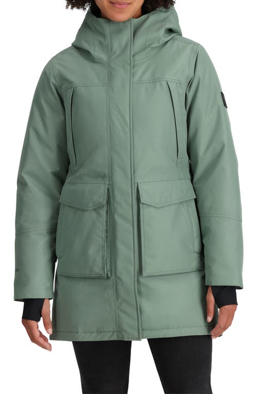 Outdoor Research Stormcraft Waterproof 700 Fill Power Down Parka in Balsam at Nordstrom, Size Large