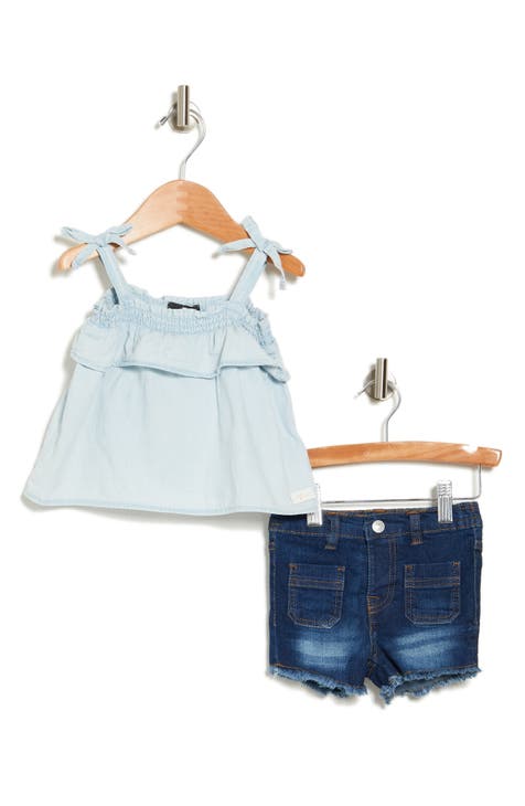 Denim Tunic Tank & Shorts Set (Baby)